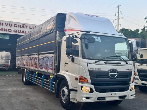 Xe Tải HINO Thùng Mui Bạt 10 Mét